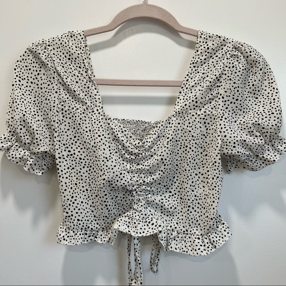 SHEIN | Sweetheart Neck Puff Sleeve Top